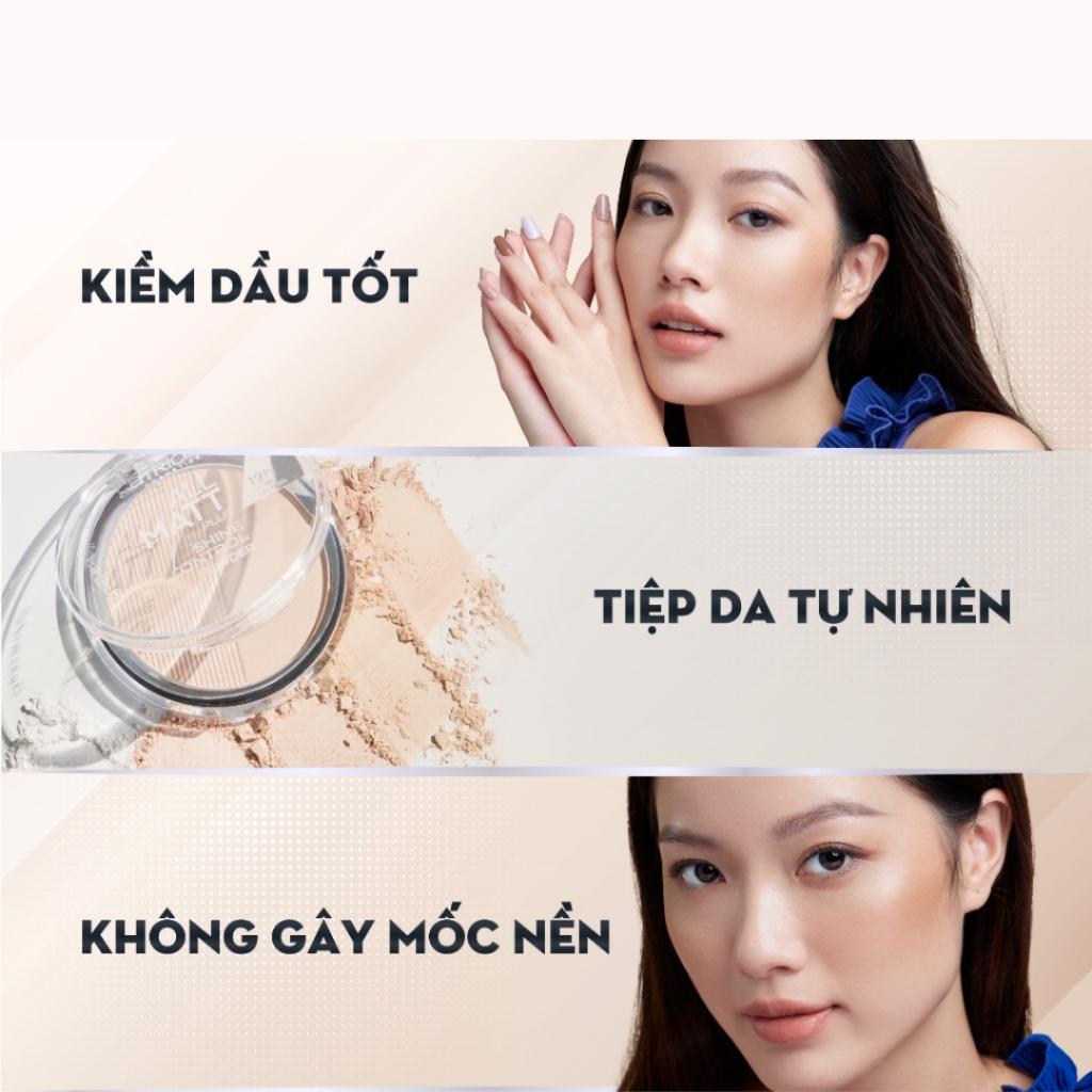 Phấn Phủ Catrice All Matt Plus Shine Control Powder Phấn Phủ Dạng Nén Lâu Trôi Màu #010 - 10g