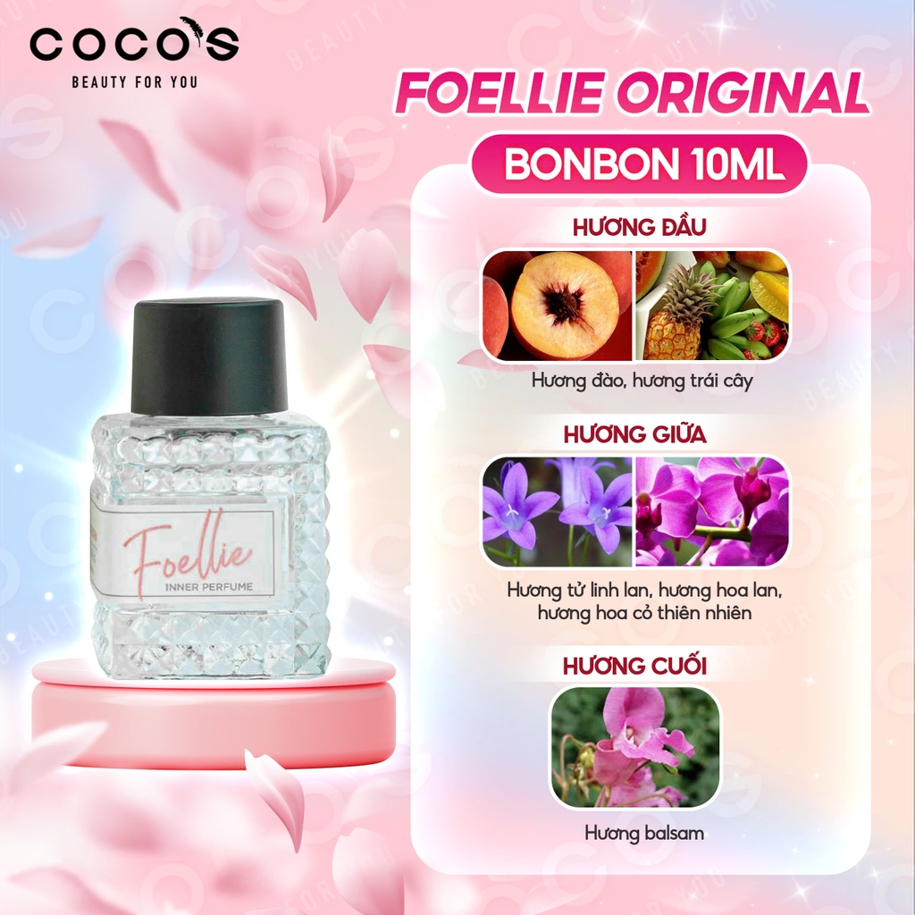 Nước Hoa Vùng Kín Foellie Eau De Innerb Perfume Cho Nữ (5ml/10ml)