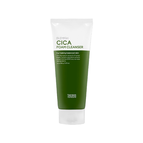 Sữa Rửa Mặt Tenzero Blemish Cica Foam Cleanser 180g