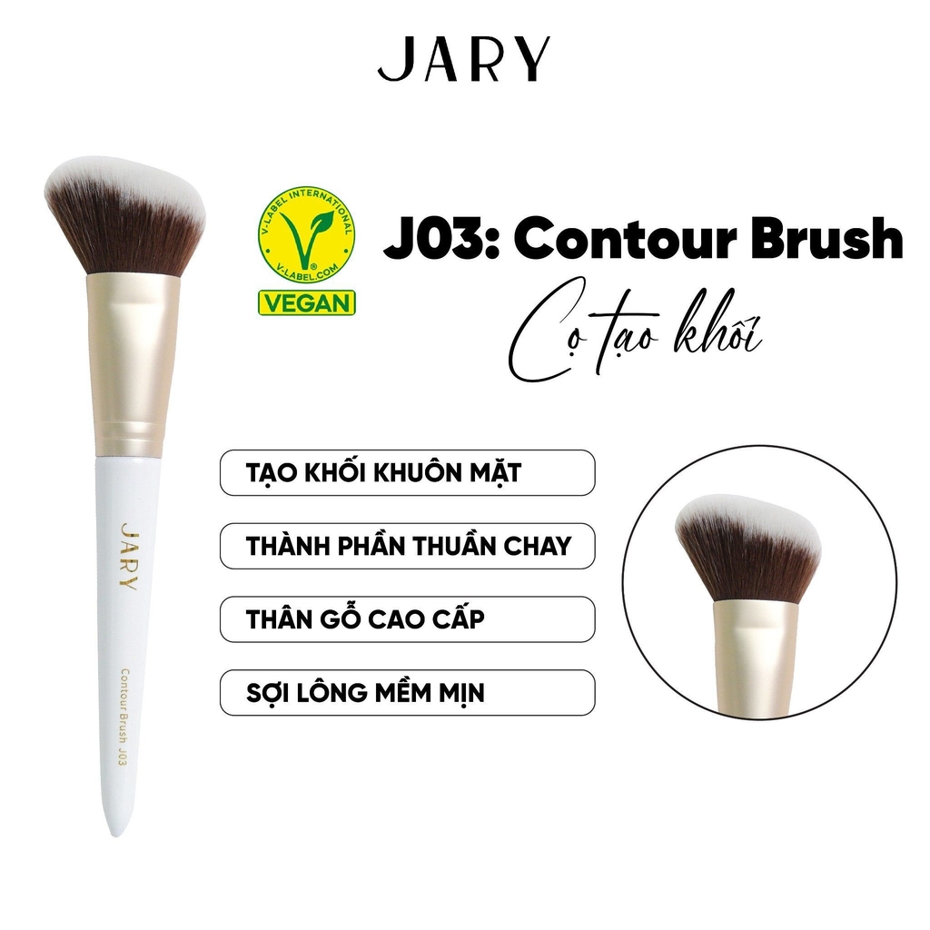 Cọ Trang Điểm Cao Cấp Thuần Chay Jary Makeup Brush Bộ 12 Cây