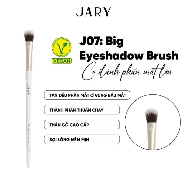 Cọ Trang Điểm Cao Cấp Thuần Chay Jary Makeup Brush Bộ 12 Cây