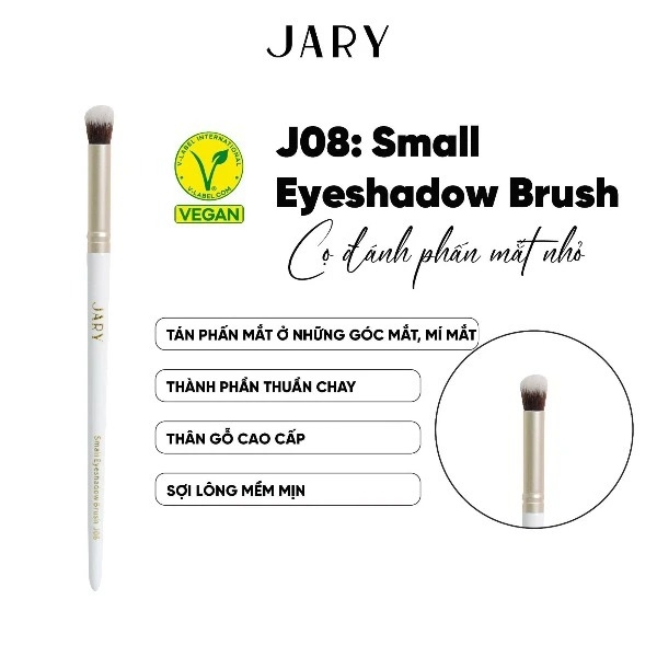 Cọ Trang Điểm Cao Cấp Thuần Chay Jary Makeup Brush Bộ 12 Cây