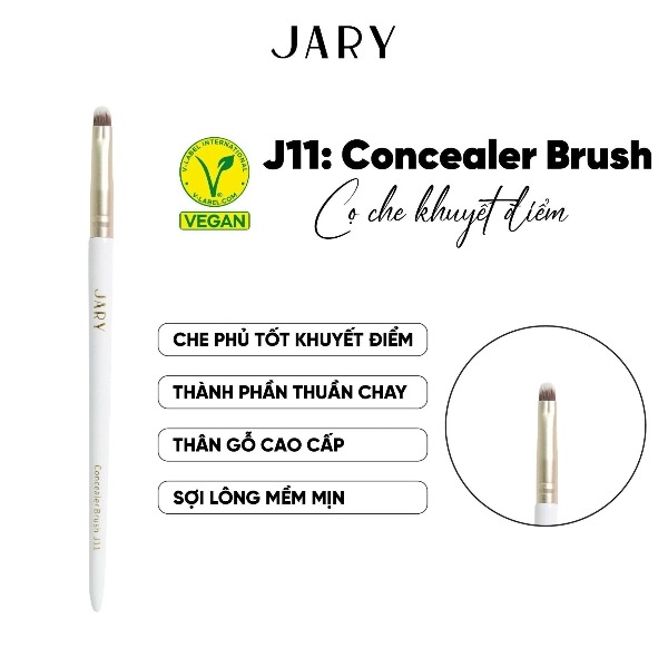 Cọ Trang Điểm Cao Cấp Thuần Chay Jary Makeup Brush Bộ 12 Cây