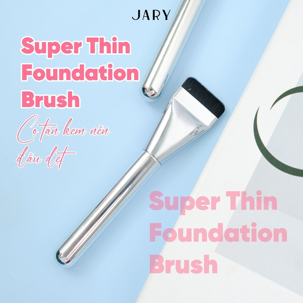 Cọ Tán Kem Nền Lỏng Đầu Dẹt Jary Super Thin Foundation Brush