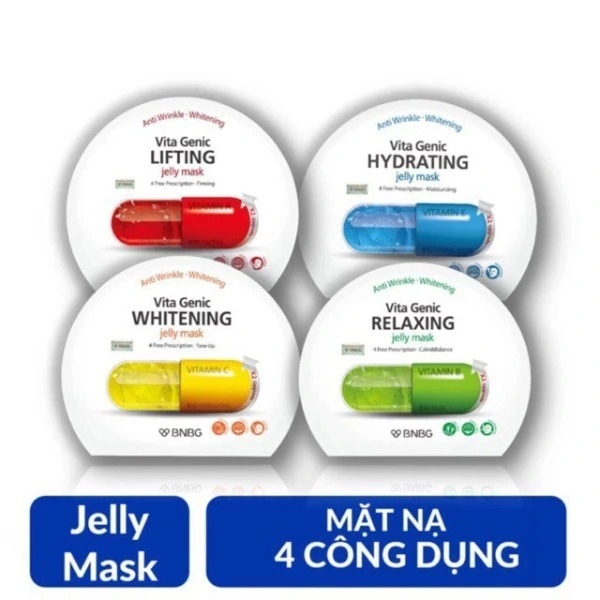 Combo 10 Mặt nạ giấy BNBG Vita Genic Jelly Mask (30ml x10)
