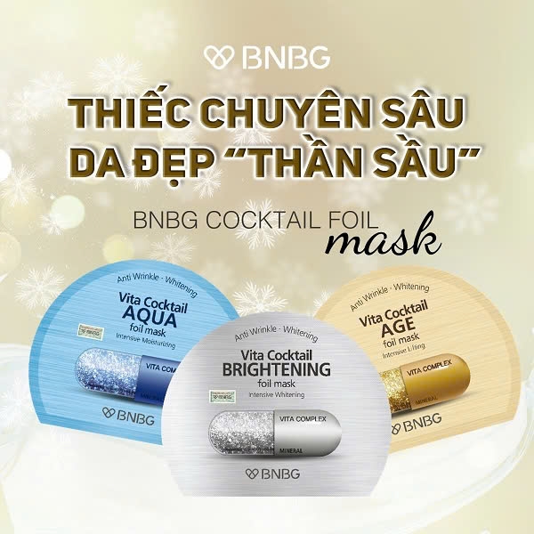 Combo 10 Mặt nạ giấy BNBG Vita Genic Jelly Mask (30ml x10)
