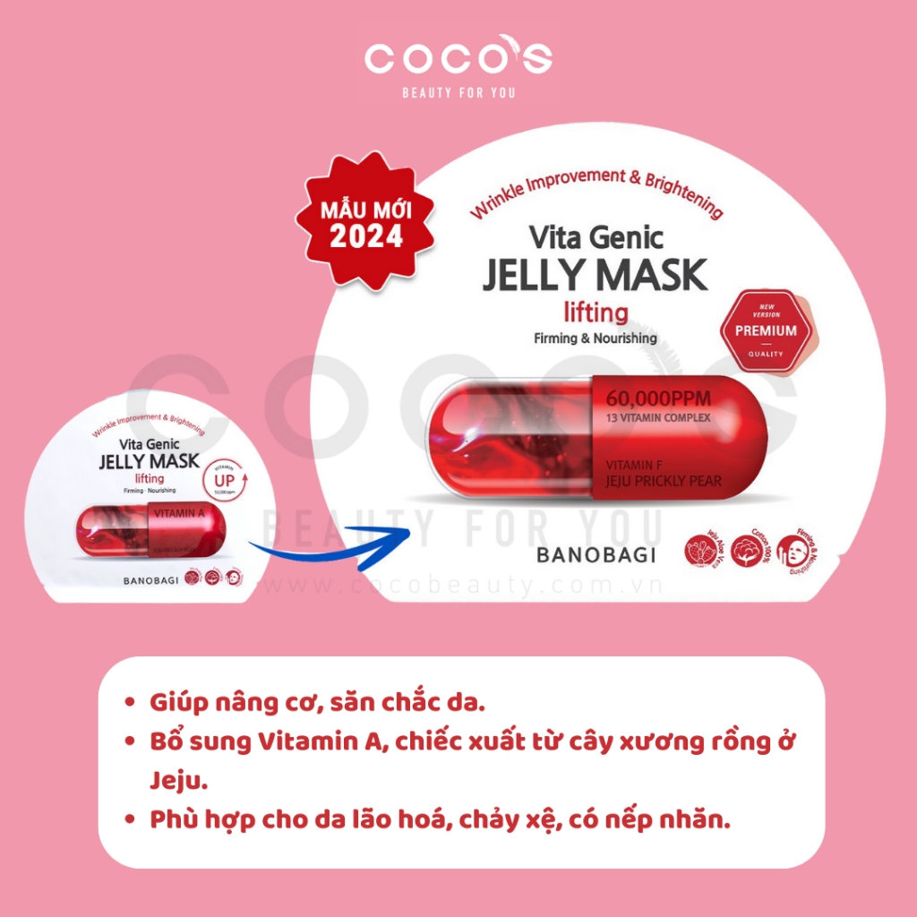 Mặt Nạ Dưỡng Da Banobagi Vita Genic Jelly Mask 30ml