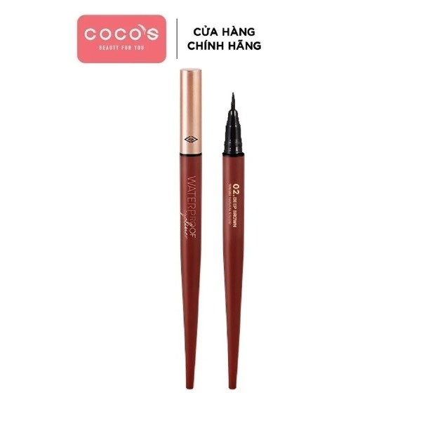 Bút Kẻ Mắt Nước Không Trôi Vacosi Waterproof Pen Eyeliner 5ml
