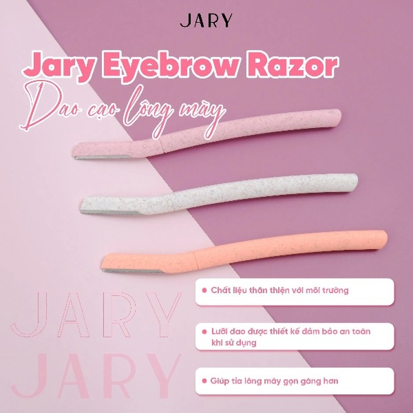 Dao Cạo Mày Lúa Mạch Jary Eyebrow Razor - Set 3 Cái - ER01