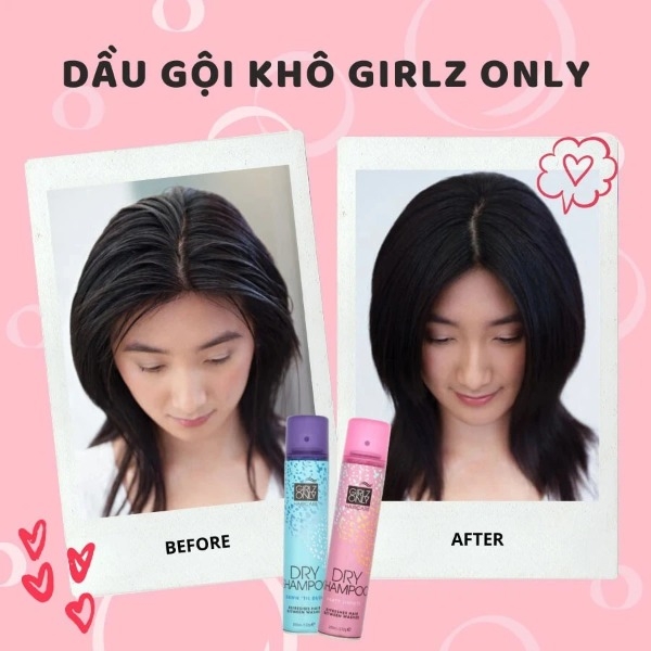Dầu Gội Khô Girlz Only Dry Shampoo 100ml