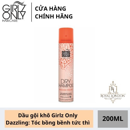 Dầu Gội Khô Girlz Only Dry Shampoo 200ml