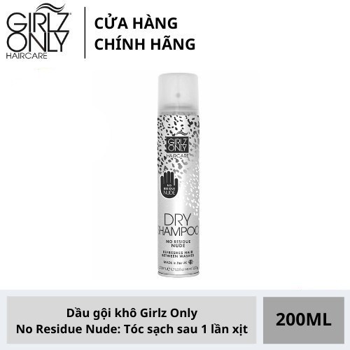 Dầu Gội Khô Girlz Only Dry Shampoo 200ml