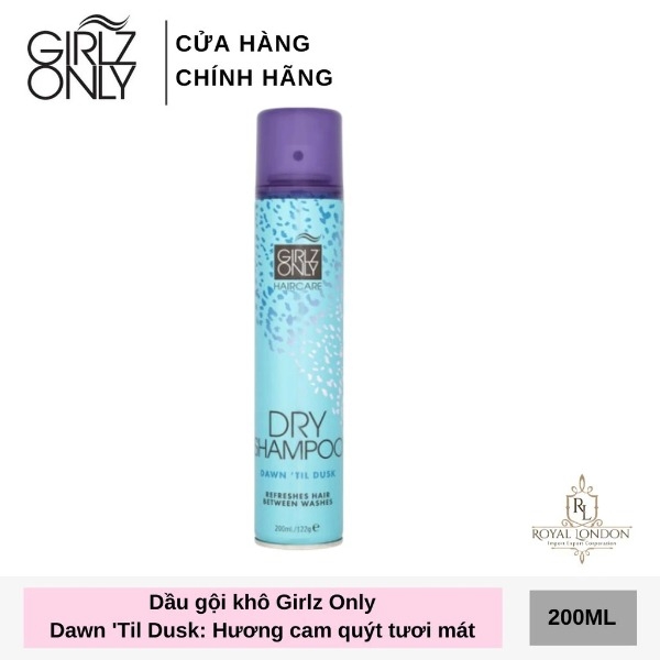 Dầu Gội Khô Girlz Only Dry Shampoo 200ml