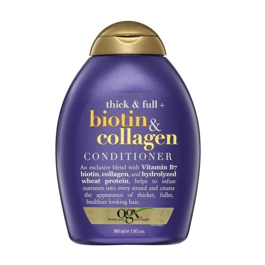 Dầu Gội Và Xả Dưỡng Dày Tóc Cấp Ẩm, Suôn Mượt Và Phục Hồi Hư Tổn OGX 385ml