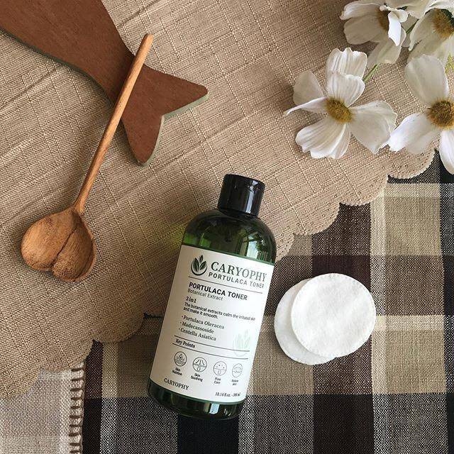 Combo 2 Sản Phẩm Giảm Và Ngăn Ngừa Mụn Caryophy Portulaca ( Sữa rửa mặt + Toner)