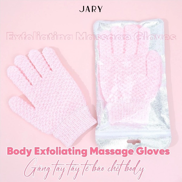 Găng Tay Tẩy Tế Bào Chết Dày 40D Jary Body Exfoliating Massage Gloves