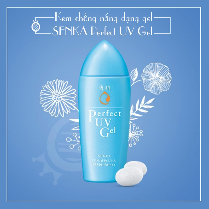 Kem Chống Nắng Senka Perfect UV Dạng Sua 4 145 OML & Gel 80ML & Essence 50G
