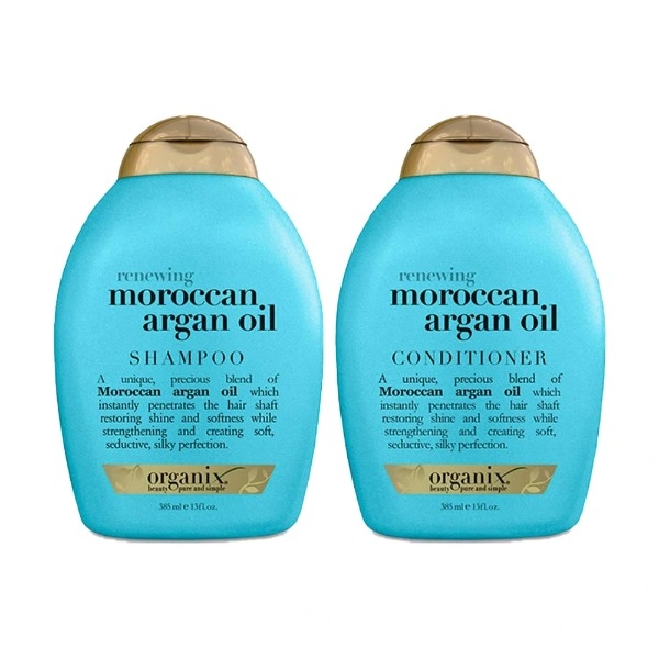 Dầu Gội Và Xả Dưỡng Dày Tóc Cấp Ẩm, Suôn Mượt Và Phục Hồi Hư Tổn OGX 385ml