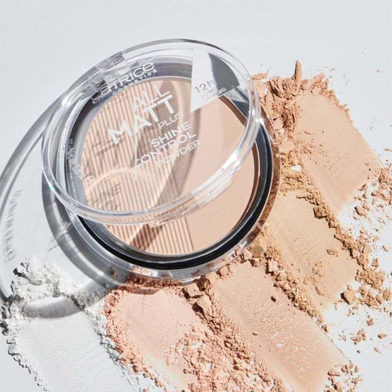 Phấn Phủ Catrice All Matt Plus Shine Control Powder Phấn Phủ Dạng Nén Lâu Trôi Màu #010 - 10g