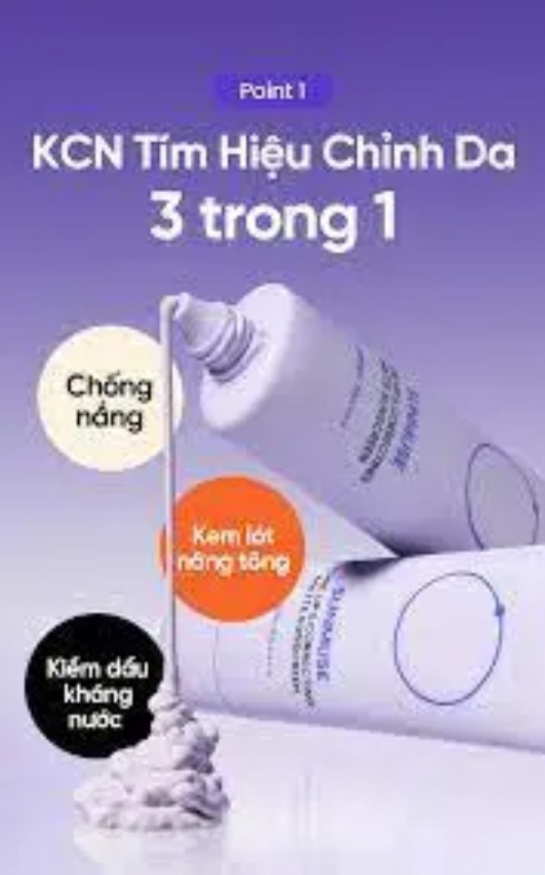 Kem Chống Nắng Beplain Sunmuse Tone Up & Correcting Matte Sunscreen SPF50+ PA++++ Nâng Tông, Kiềm Dầu Mịn Lì 50ml