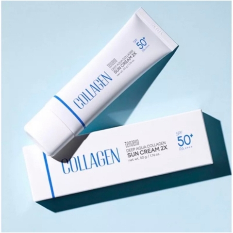 Kem Chống Nắng Tenzero Deep Aqua Collagen Sun Cream 50g SPF50+ PA++++ 50g