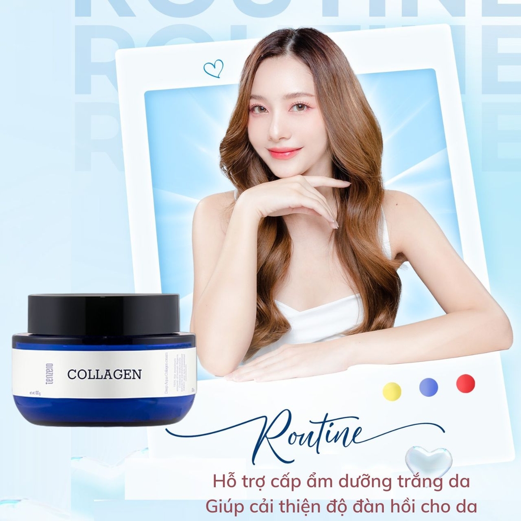 Kem Dưỡng Giảm Lão Hóa Tenzero Deep Aqua Collagen Cream 100g