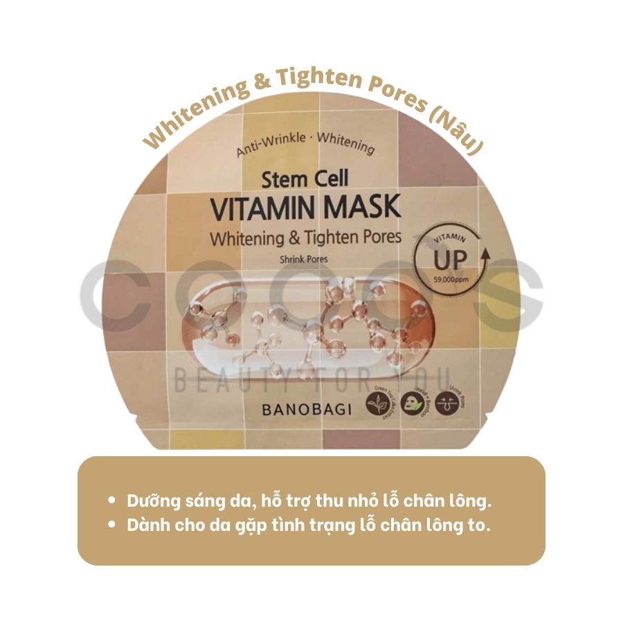 Combo 10 mặt nạ Banobagi Cung Cấp Vitamin Cho Da Banobagi Vita Genic Jelly Mask (30ml x 10)