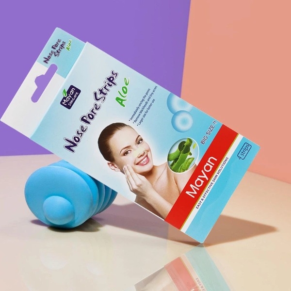 Mặt Nạ Lột Mụn Cám Mụn Đầu Đen Mayan Lô Hội (Hộp 04 Miếng)