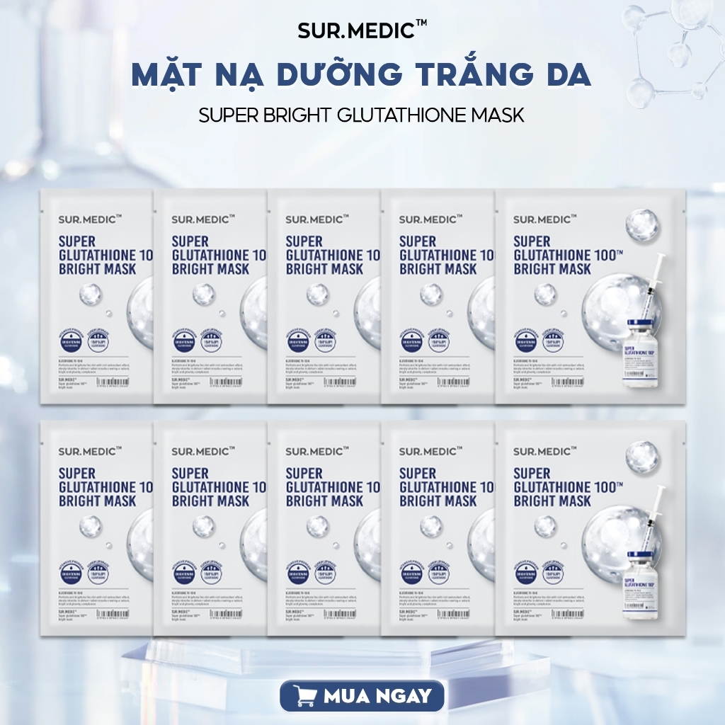 [SUR.MEDIC] MẶT NẠ - 10 Hyaluronic Aqua