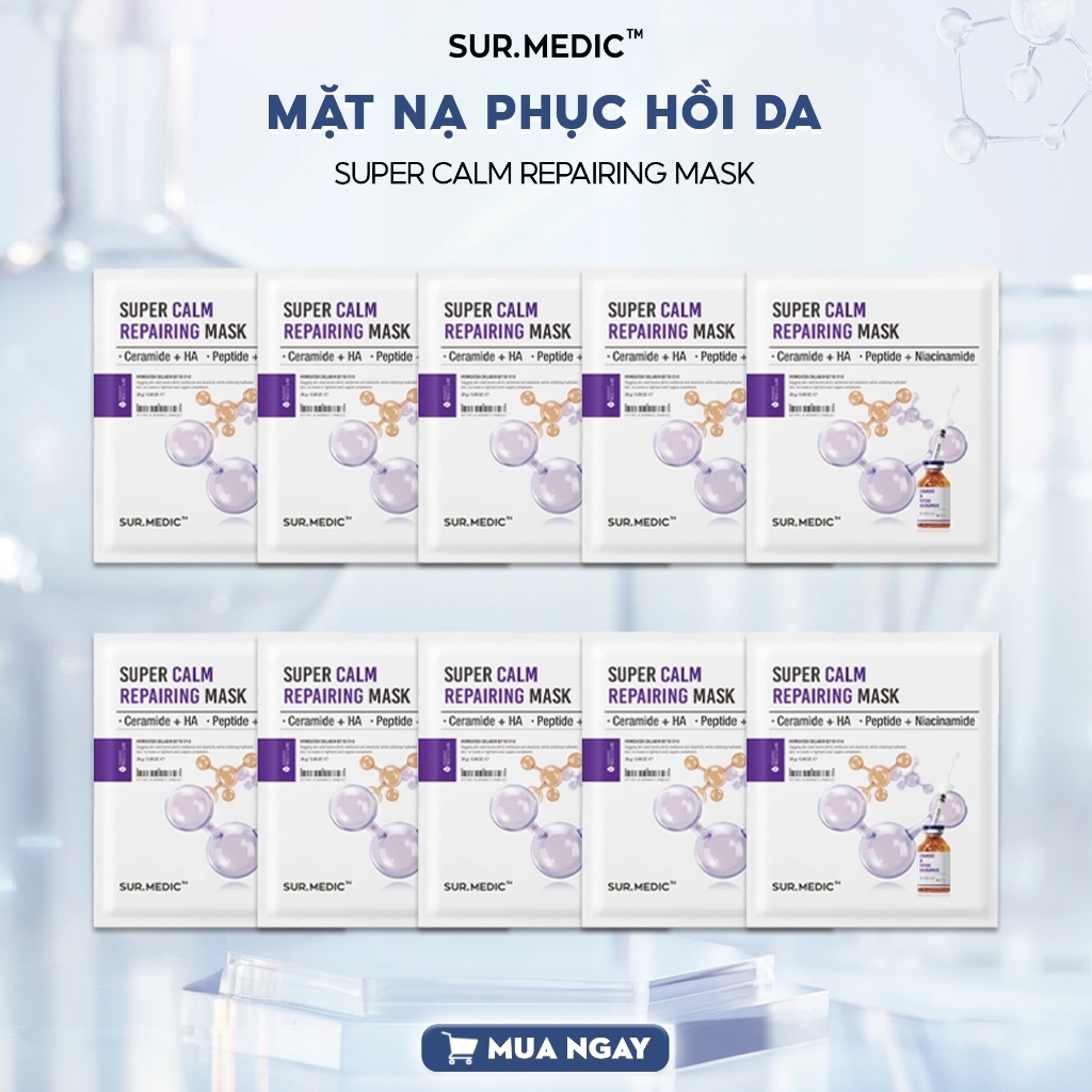 [SUR.MEDIC] MẶT NẠ - 10 Hyaluronic Aqua