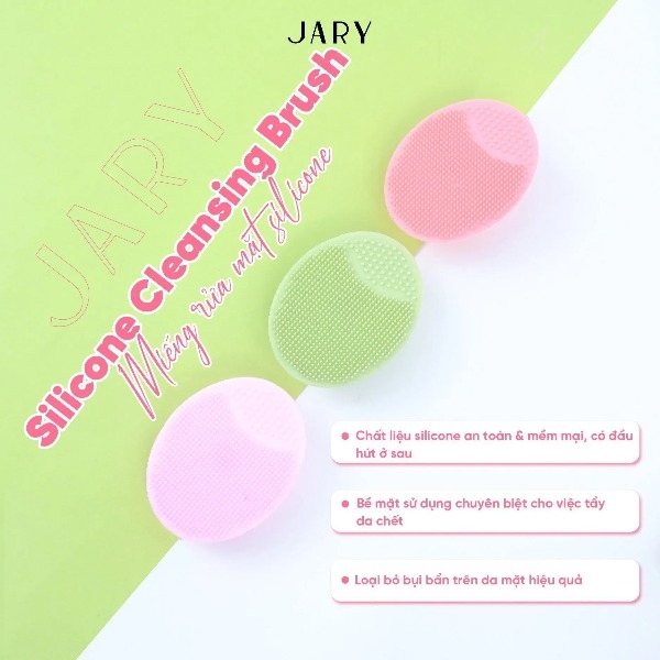 Miếng Rửa Mặt Silicone Jary Silicone Cleansing Brush - SC02