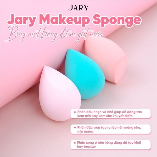 Mút Trang Điểm Bọt Biển Jary Makeup Sponge - S3
