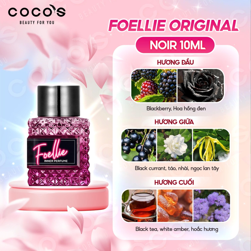 Nước Hoa Vùng Kín Foellie Eau De Innerb Perfume Cho Nữ (5ml/10ml)
