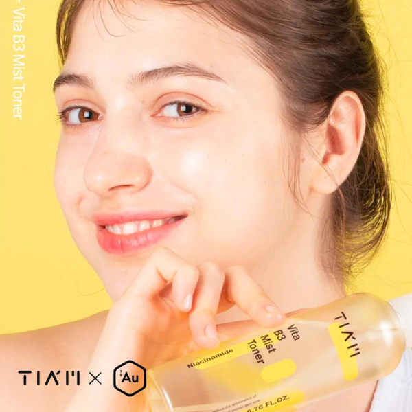 Nước Hoa Hồng Dạng Xịt Tia'm Vita B3 Mist Toner Làm Sáng và Đều Màu Da 200ml
