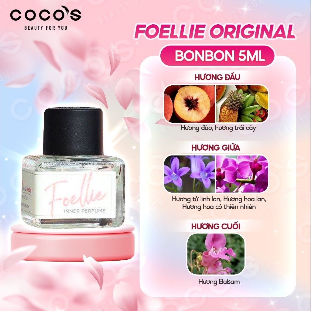Nước Hoa Vùng Kín Foellie Eau De Innerb Perfume Cho Nữ (5ml/10ml)