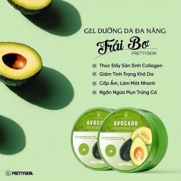 Gel Dưỡng Da Đa Năng Bơ Pretty Skin Soothing Gel 300ml