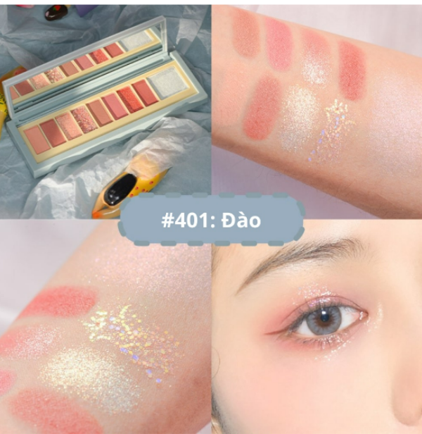 Bảng Mắt 9 Ô Nhũ Hold Live Little Milk Dog Eyeshadow 10g