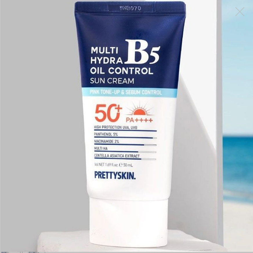 Kem chống nắng kiềm dầu Pretty Skin Multi Hydra B5 Oil Control SPF50+ - XANH ĐẬM