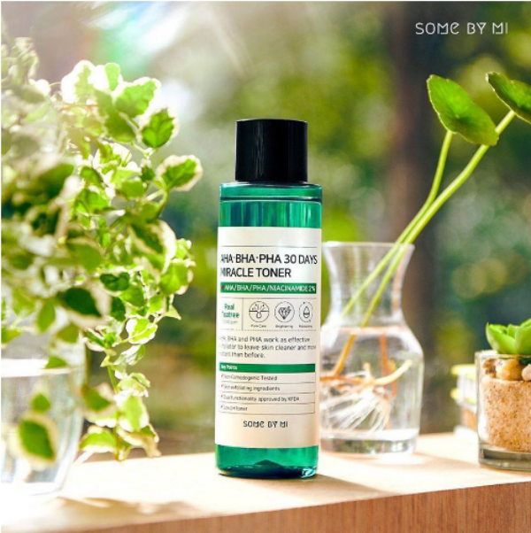 Nước Hoa Hồng Giảm Và Ngăn Ngừa Mụn Some By Mi AHA-BHA-PHA 30 Days Miracle Toner 150ml