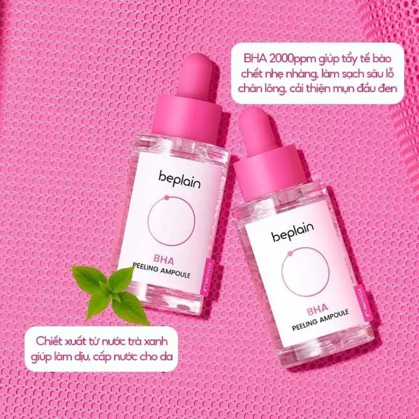 Tinh Chất BHA Hỗ Trợ Giảm Mụn Dầu Nhờn Beplain BHA Peeling Ampoule 30ml