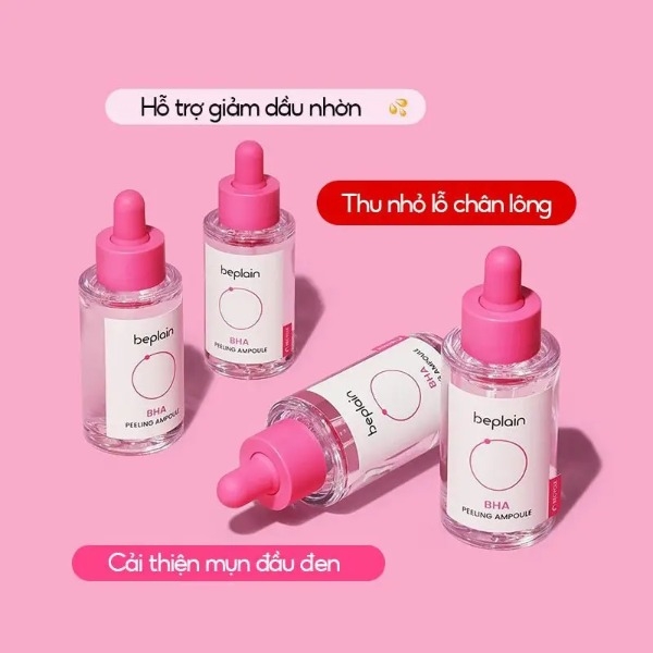 Tinh Chất BHA Hỗ Trợ Giảm Mụn Dầu Nhờn Beplain BHA Peeling Ampoule 30ml
