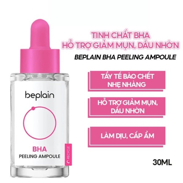 Tinh Chất BHA Hỗ Trợ Giảm Mụn Dầu Nhờn Beplain BHA Peeling Ampoule 30ml