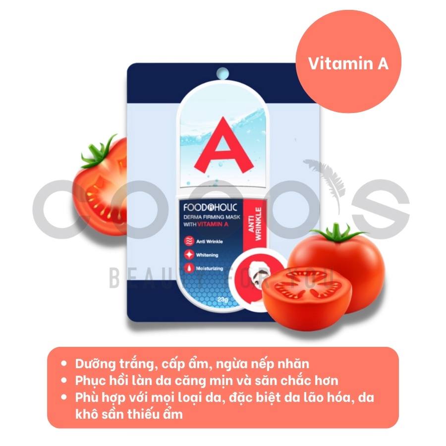 Măt nạ Foodahlic Essential Mask, Mặt Nạ Dưỡng Da, Cấp Ẩm 23g