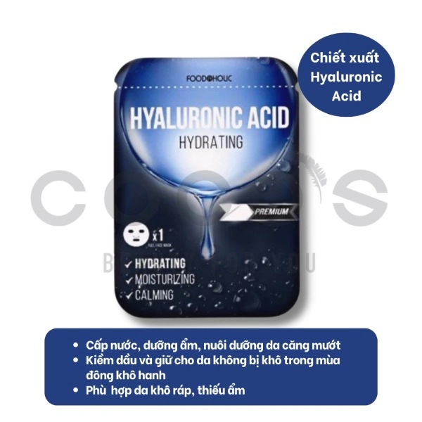 Combo 10 Mặt Nạ Giấy Chăm Sóc Da Toàn Diện Foodaholic Essential Mask (23g x 10)