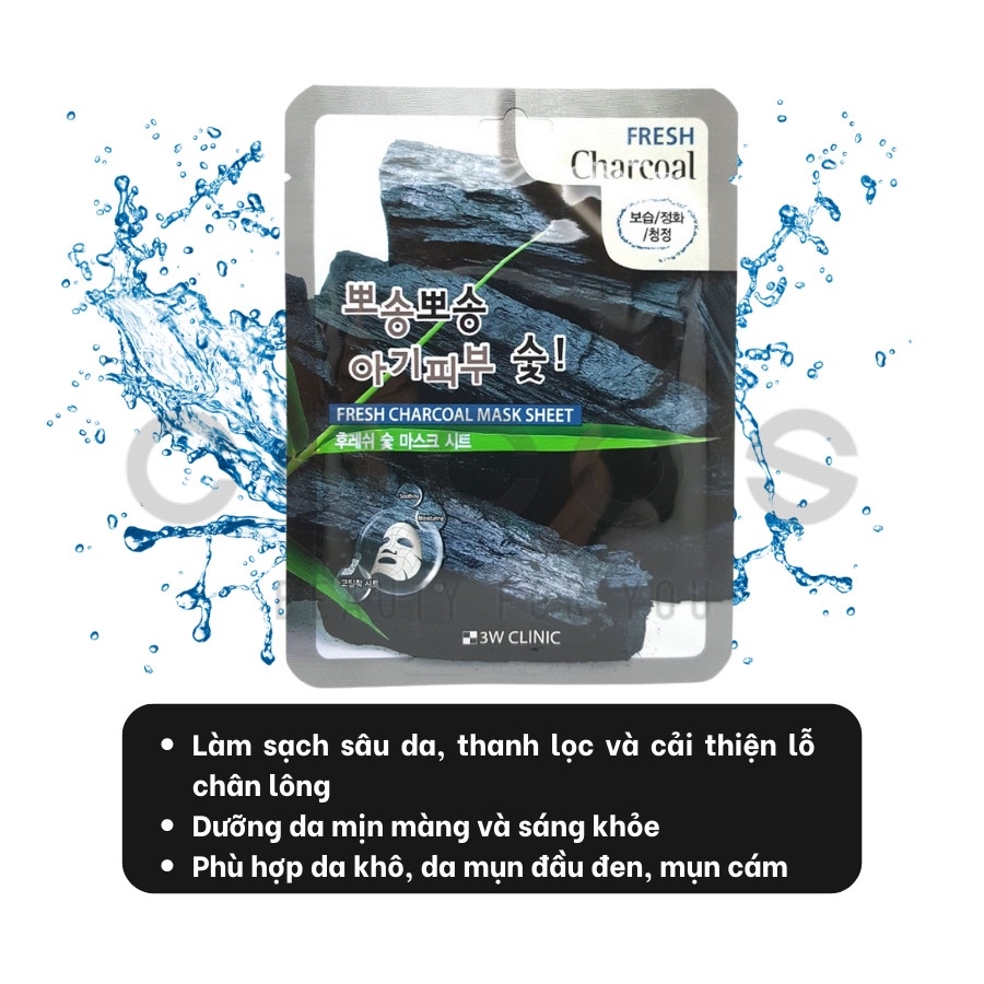 Combo 10 Mặt Nạ 3W CLinic, Mặt Na Dưỡng Ẩm, Dưỡng Da 23g