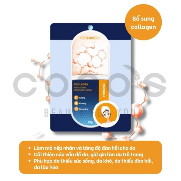 Combo 10 Mặt Nạ Giấy Chăm Sóc Da Toàn Diện Foodaholic Essential Mask (23g x 10)
