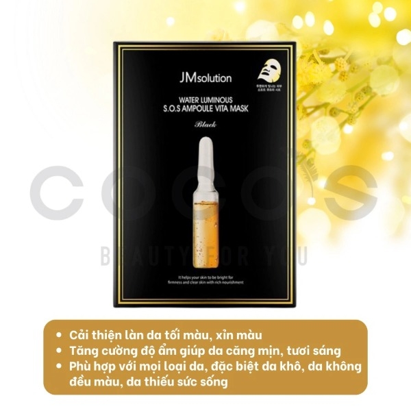 Combo 10 Mặt Nạ JMsolution Mask Cấp Ẩm, Dưỡng Trắng, Phục Hồi Da, Chăm Sóc Da Toàn Diện 30mlx10