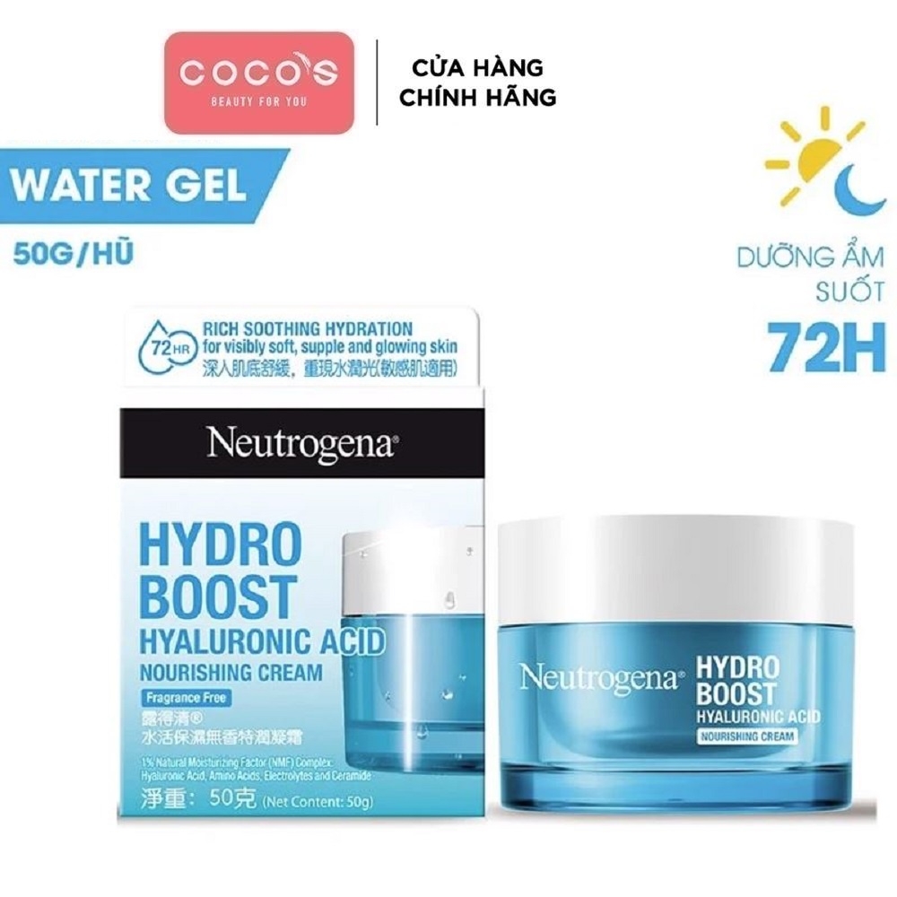 Kem Dưỡng Ẩm Neutrogena Cấp Nước Cho Da Khô Hydro Boost Nourishing Gel Cream 50g