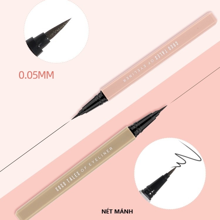 Bút Kẻ Mắt Không Trôi Gogo Tales Fine Make Up Eyeliner