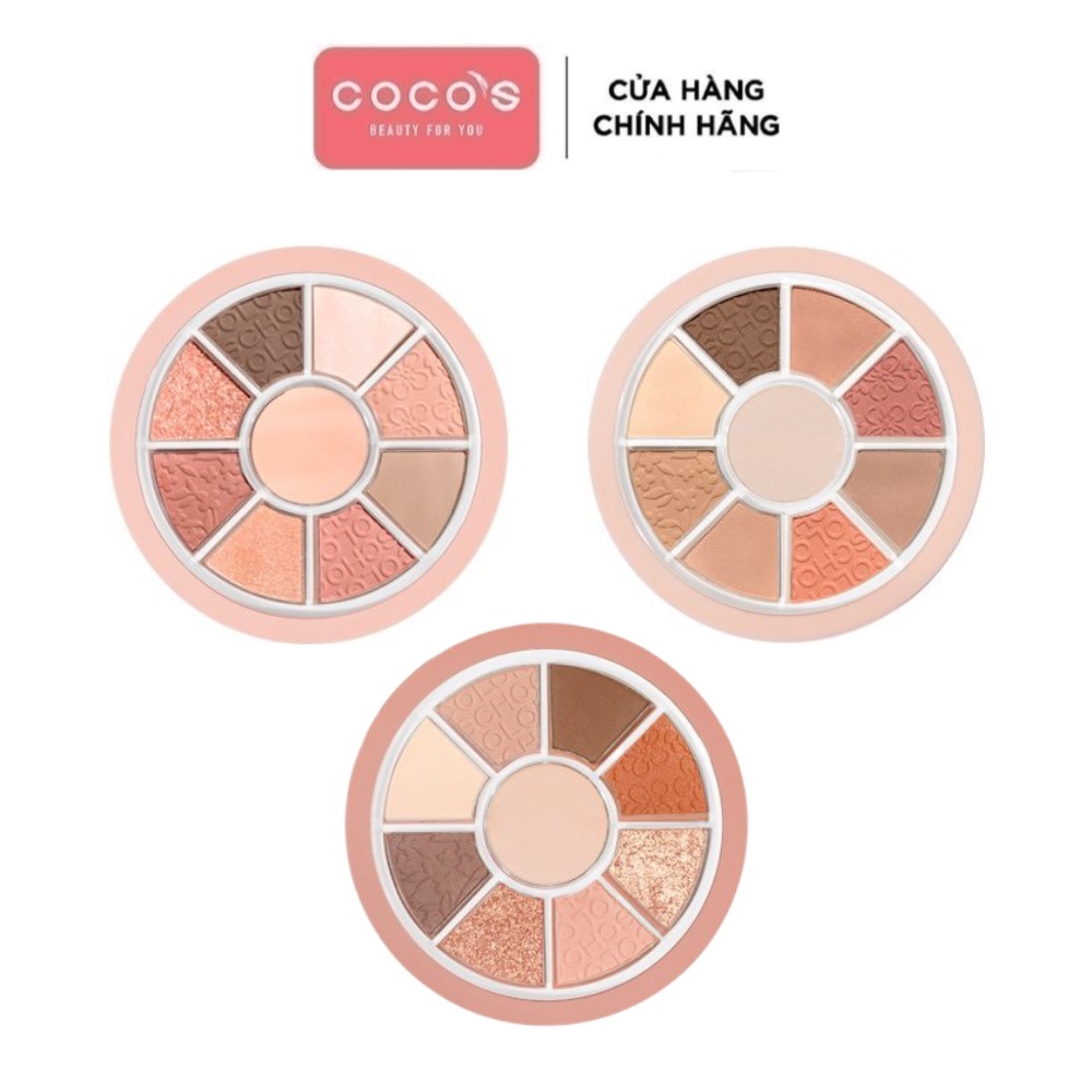 Bảng Phấn Mắt Color School Vitality Pocket Eyeshadow Palette 9 Màu 12.4g